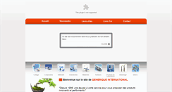 Desktop Screenshot of generiqueinternational.com